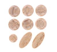 Saxophone Accessory 9 Pcs Saxophone Key Plastic Buttons Inlays For Alto Tenor High-pitched Sax Replacement Parts (Color : Khaki)