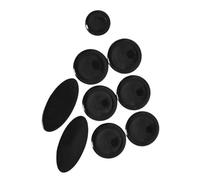 Saxophone Accessory 9 Pcs Saxophone Keys Button Alto Tenor Sax Instrument Keys Plastic Inlaid Parts