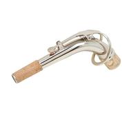Saxophone Accessory Saxophone Bend Neck Brass Silver Plated Alto Sax 2.5cm Bend Neck Woodwind Instrument Parts