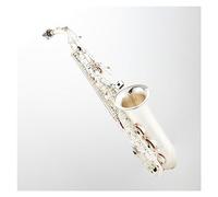 Saxophone All brass construction Silvering Plated Alto E Flat Saxophone wind Instruments with case and Accessories