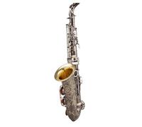 saxophone Alto And Tenor Saxophone E-Flat Black Nickel Gold Bell Sax Mouthpiece Silver Key Reed Neck Musical Instrument