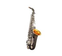Saxophone Alto Black Nickel Silver Alloy Alto Sax Brass Musical Instrument With Case Mouthpiece (Color : 01)
