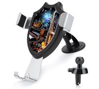 Saxophone And Piano Car Phone Mount Universal Auto Phone Holder Adjustable Cellphone Car Mount 360° Rotation, Dashboard & Windshield & Air Vent Strong Suction Cup Phone Stand Compatible with All Smart