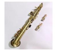Saxophone Antique Finish Bb Curved High-pitched Saxophone Hand Engraving Sax Brass Wind Instruments For Adult Beginner