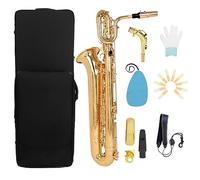 Saxophone Baritone Saxophone E Flat Hand Carving Wind Instruments With Replaceable Fitting