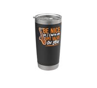 Saxophone Be Nice Or I Empty My Spit Valve On You Stainless Steel Insulated Tumbler