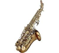 Saxophone Beginner Kit for Adults, Saxophone Musical Instrument B Flat High-pitched Small Bent Pipe Saxophone Musical Instrument Brass Body Gold Lacquered Sax