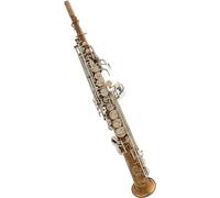 Saxophone Beginner Kit for Adults, Saxophone Musical Instrument Brass Body Straight High-pitched B Flat Beginner Adult Saxophone Antique Copper Surface Saxophone Musical Instrument