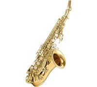Saxophone Beginner Kit for Adults, Saxophone Musical Instrument High-pitched Small Bend Saxophone B Flat Adult Beginner Brass Lacquered Gold Sax With Carrying Case