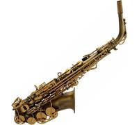 Saxophone Beginner Kit for Adults, Saxophone Musical Instrument Professional Alto E-flat Antique Copper Surface Brass Body Golden Button Saxophone Woodwind Instrument