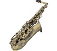 Saxophone Beginner Kit for Adults, Saxophone Musical Instrument Professional Alto E-flat Antique Copper Surface Brass Body Saxophone Instrument With Case