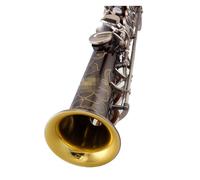 Saxophone Black Nickel Wind Instrument Grading Professional Performance B Flat Treble Adult (Color : 02)