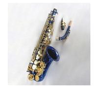 Saxophone Brass Eb Alto Saxophone Unique Blue Body Gold Key Carved Surface E Flat Sax Instrument With Case