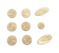 Saxophone Buttons Inlays Set Smooth Surfaces Wear Resistant Inlays Accessory for Saxophone Players Easyly Install Sax