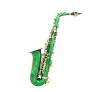 saxophone Carved Eb Alto Saxophone With Cloth Box Beautifully Carved Woodwind Musical Instrument Green