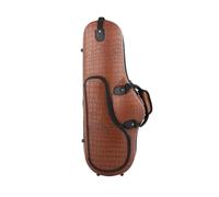 Saxophone Case Alto Saxophone Case Oxford Cloth Backpack with External Pocket Beginner(Brown)