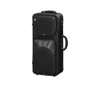 Saxophone Case E Flat Alto Saxophone Luggage Large Side Pocket Satchel Backpack Musical Instrument Special Protective Box Suitcase Storage(Black)