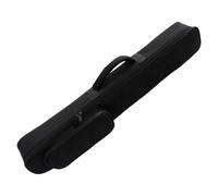 Saxophone Case Soprano Saxophone Clarinet Case Lightweight Music Instrument Storage Bag Water Resistant with Exterior Pocket Sax Gig(Black)