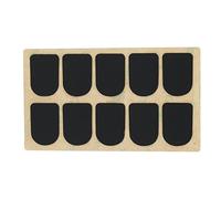 Saxophone Clarinet Mouthpiece Patch, Silicone Mouthpiece Pad Great Feeling Protective Soft Mouthpiece Cushion for Music Playing(Clarinet/clarinet-black-0.8)