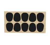 Saxophone Clarinet Mouthpiece Patch, Silicone Mouthpiece Pad Great Feeling Protective Soft Mouthpiece Cushion for Music Playing(Saxophone-Black-0.8)
