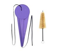 Saxophone Cleaner Cloth Cleaner Swab for Pull Through Tube Inside Cleaning Flannel Cloth Flute Rag Swab