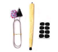 Saxophone Cleaning Kit, Instrument Care Tool with Spring Brush, Cleaning Rod, Mouthpiece Cushion for Alto Tenor Sax, Clarinet, Flute - Musician Essentials, Daily Maintenance
