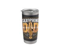 Saxophone Dad Sax Player Musician Stainless Steel Insulated Tumbler