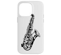 Saxophone Drawing Jazz Music Case for iPhone 14 Pro Max