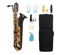 saxophone E flat baritone saxophone brass body professional performance instrument