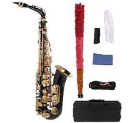 Saxophone Eb Alto Saxophone Brass E Flat Engraved Pattern Saxophone With 802 Key Type Woodwind Instrument (Color : 02)