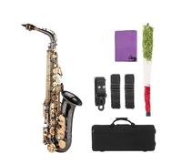 Saxophone Eb E-flat Alto Saxophone Sax Nickel-Plated Brass Body Musical Instruments Saxofone
