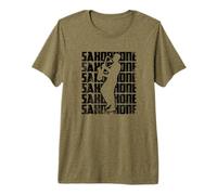Saxophone Enthusiast Jazz Music Premium T-Shirt