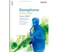 Saxophone Exam Pack from 2022, ABRSM Grade 1: Selected from the syllabus from 2022. Score & Part, Audio Downloads, Scales & Sight-Reading (ABRSM Exam Pieces)