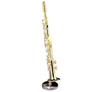 Saxophone Figurine - Miniature Saxophone Model | Musical Instrument Brass Sax Collectible for Adults Kids Display Doll House Accessories Home Decoration Christmas