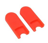 Saxophone Finger Pads, 2PCS Saxophone Finger Rest Cushion Thumb Rest Pad with Saddle Wind Instrument Accessories(Red)
