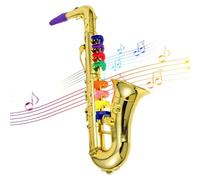 Saxophone For Kids - Educational Saxophone Toy , Colourful Design Develops Musical Skills & Confidence ,Great For Party, Birthday, School Show & Role Play , Boys Girls Gift