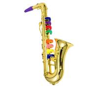 Saxophone For Kids - Realistic Musical Toy Instrument, Wind Play Learning Saxophone, Pretend Play Stage Performance Prop, Educational Music Gift For Boys Girls Birthday Holiday