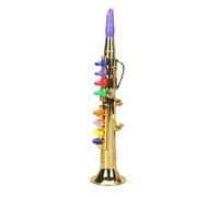 Saxophone for?TS - Educational Toy for Musical Instrument 8 Keys Colorful Saxophone Learning Equipment for Beginners | Teaching Songs Play Trumpet Sound Toy for E