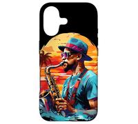 Saxophone Guy Portrait Reed Instrument for Boys Case for iPhone 17