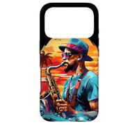Saxophone Guy Portrait Reed Instrument for Boys Case for iPhone 17 Pro