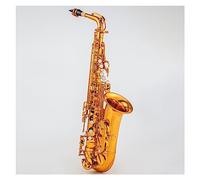Saxophone Hand-carved Gold Alto Saxophone Eb Tone Sax With Case And Accessories