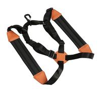 Saxophone Harness Strap Thicken Relieve Neck Pressure Adjustable Sax Shoulder Strap for Baritone Tenor Alto Saxophone (M)