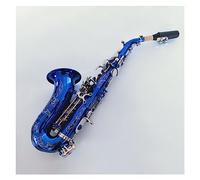 Saxophone High-pitched Saxophone Sky Blue Body Silver Keys Bb Tone Sax Musical Instrument For Adults Use