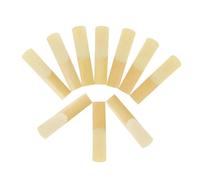 Saxophone Instrument Accessories 10 Pcs Eb Tenor Saxophone Reeds Strength 2.0 2.5 3.0 Saxophone Reed Accessories (Color : 2.5)