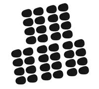 Saxophone Instrument Accessories 40 Pcs Black Alto Tenor Saxophone Mouthpiece Patches Pads For Saxophone Mouthpiece Parts (Color : 0.8 mm)