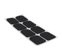Saxophone Instrument Accessories 8 Pcs 0.8mm Alto/Tenor Saxophone Sax Mouthpiece Patches Pads Sax Clarinet Accessories (Color : BK)
