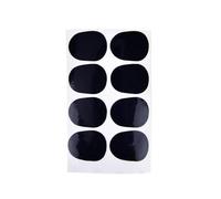 Saxophone Instrument Accessories 8 Pcs Alto/Tenor Saxophone Mouthpiece Patches Cushions Black 0.5mm Rubber Mouthpiece Pads