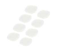 Saxophone Instrument Accessories 8 Pcs White Silicone 0.5mm Alto Tenor High-pitched Saxophone Mouthpiece Cushions