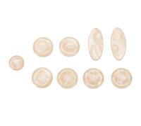 Saxophone Instrument Accessories 9 Pcs Saxophone Key Buttons Inlays Plastic Saxophone Instruments Parts Kit (Color : Beige)