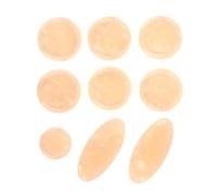 Saxophone Instrument Accessories 9 Pcs Saxophone Key Plastic Buttons Inlays For Alto Tenor High-pitched Sax Replacement Parts (Color : Beige)